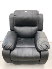 TREVI RELAX MASSAGE CHAIR BLACK COLOUR (BROKEN, DIRTY AND MISSING THE CONTROLS).