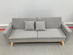 SOFA BED 2 SEATER GREY COLOUR .