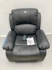 MASSAGE RELAX CHAIR NALUI TREVI MANUAL BLACK COLOUR.