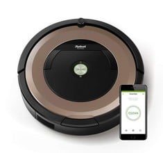 IROBOT ROOMBA 895 - OPTIMAL ROBOT HOOVER FOR PETS, 5 TIMES MORE SUCTION, ANTI-TANGLE RUBBER BRUSHES, DIRT DETECT SENSORS, HARD FLOORS AND CARPETS, WITH WIFI AND PROGRAMMABLE BY APP, RRP: 299.99€.