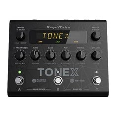 IK MULTIMEDIA TONEX PEDAL MULTI-EFFEKT-PEDAL MIT AI MACHINE LEARNING TECHNOLOGIE: NACHBILDUNG VON JEDEM GITARRENVERSTÄRKER, GITARRENPEDAL, DISTORTION-PEDAL, OVERDRIVE-PEDAL PLUS ANDERE GITARRENEFFEKT