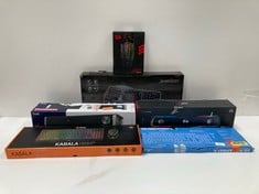 6 X TECHNOLOGY ITEMS VARIOUS MAKES AND MODELS INCLUDING MARS GAMING SOUNDBAR - LOCATION 30A.