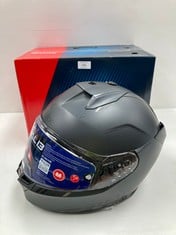 MOTORBIKE HELMET SHARK SIZE M MATT BLACK SKWAL I3 - LOCATION 26A.