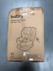 BABIFY ONBOARD ISOFIX INFANT AND CHILD CAR SEAT, 0 MONTHS - 12 YEARS, 360 ADJUSTABLE, PORTABLE AND SECURE I-SIZE ECE R129 CAR SEAT (P.V.P. £150) - LOCATION 13A.