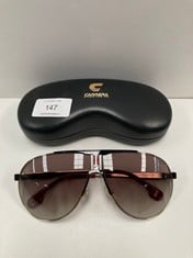 CARRERA SUNGLASSES GOLD, BLACK AND RED MODEL 1005/S - LOCATION 10A.