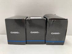 3 X CASIO WATCH VARIOUS MODELS INCLUDING PINK WATCH MODEL 593 - LOCATION 10A.