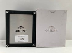 2 X ORIENT WATCH VARIOUS MODELS INCLUDING GOLD WATCH WITH BROWN STRAP MODEL C380074 - LOCATION 6A.