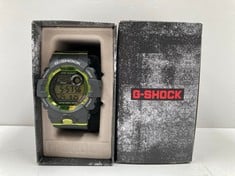 WATCH G-SHOCK DARK GREY AND GREEN MODEL 3484 - LOCATION 6A.