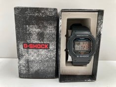 G-SHOCK BLACK WATCH MODEL 3525 - LOCATION 6A.