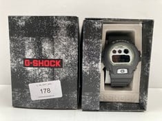 G-SHOCK GREY AND WHITE WATCH MODEL 3529 - LOCATION 6A.