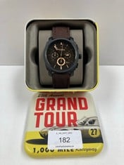 FOSSIL BROWN AND BLACK WATCH MODEL FS4656IE - LOCATION 6A.