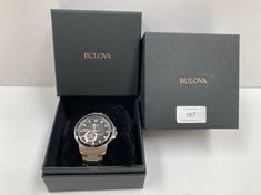 REOJ BULOVA SILVER AND BLACK MODEL C8771221 - LOCATION 6A.