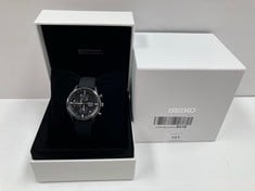 SEIKO WATCH BLACK MODEL 3D0146 - LOCATION 2A.