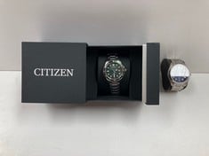 2 X CITIZEN WATCH SILVER MODELS J810 AND J810 - LOCATION 2A.