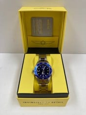 INVICTA WATCH NAVY BLUE AND SILVER MODEL 9204 - LOCATION 2A.