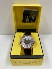 INVICTA GOLD AND BLACK WATCH MODEL 22569 - LOCATION 2A.