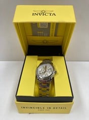 INVICTA SILVER WATCH MODEL 0461 - LOCATION 2A.