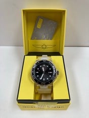 INVICTA BLACK AND WHITE WATCH MODEL 32333- LOCATION 2A.