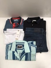 5 X JACK AND JONES CLOTHING VARIOUS MODELS AND SIZES INCLUDING SHIRT SIZE XS- LOCATION 37B .