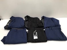 3 X JACK AND JONES SUITS VARIOUS SIZES AND MODELS INCLUDING BLACK SUIT SIZE 52 - LOCATION 50B.