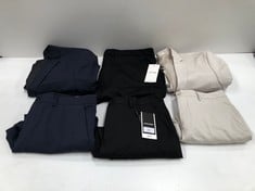 6 X JACK AND JONES SUIT GARMENTS VARIOUS SIZES AND MODELS INCLUDING BEIGE SUIT SIZE 48 - LOCATION 50B.