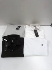 4 X RAW BRAND CLOTHING VARIOUS MODELS AND SIZES INCLUDING WHITE SHIRT SIZE XXS - LOCATION 38B .