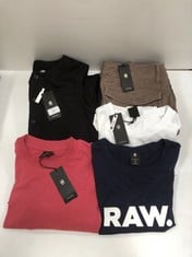 5 X CLOTHING BRAND RAW VARIOUS MODELS AND SIZES INCLUDING RED DRESS SIZE L-LOCATION 34B .