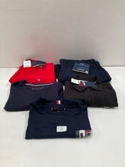 5 X TOMMY HILFIGER CLOTHING VARIOUS SIZES AND MODELS INCLUDING RED SWIMMING COSTUME L - LOCATION 3B.