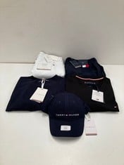 5 X TOMMY HILFIGER GARMENTS VARIOUS SIZES AND STYLES INCLUDING NAVY BLUE DRESS XS- LOCATION 19B.