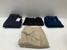 4 X HACKETT GARMENTS VARIOUS SIZES AND MODELS INCLUDING BLACK T-SHIRT SIZE 3XL - LOCATION 49B.