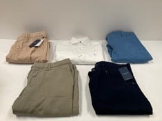 5 X HACKETT GARMENTS VARIOUS SIZES AND MODELS INCLUDING WHITE SHIRT SIZE M - LOCATION 44B.