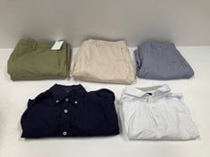 5 X HACKETT GARMENTS VARIOUS SIZES AND MODELS INCLUDING NAVY BLUE SHIRT SIZE M - LOCATION 44B.