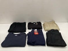 6 X DICKIES GARMENTS VARIOUS SIZES AND MODELS INCLUDING BLACK T-SHIRT SIZE M - LOCATION 44B.