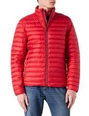 GEOX M WARRENS DOWN JACKET, RED (TRUE RED), 48 FOR MEN - LOCATION 9C.