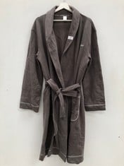 DRESSING GOWN CALVIN KLEIN GREY COLOUR SIZE S/M - LOCATION 29C.