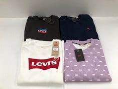 4 X LEVI'S SWEATSHIRTS VARIOUS SIZES AND MODELS INCLUDING BLACK SWEATSHIRT SIZE L - LOCATION 33C.