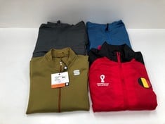 4 X JACKETS VARIOUS BRANDS, SIZES AND MODELS INCLUDING FIFA QATAR JACKET SIZE S - LOCATION 49C.