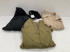 4 X JACKETS VARIOUS SIZES, MODELS AND BRANDS INCLUDING GREEN TRENCH COAT THE DROP SIZE 2XL - LOCATION 42C.