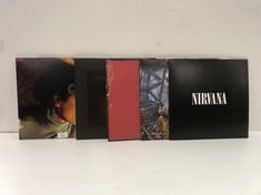 5 X VINYL VARIOUS ARTISTS INCLUDING NIRVANA - LOCATION 22C .