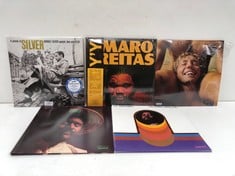 5 X VINYLS VARIOUS ARTISTS INCLUDING KING SILVER - LOCATION 18C .