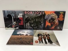 5 X VINYL VARIOUS ARTISTS INCLUDING BON JOVI - LOCATION 14C.