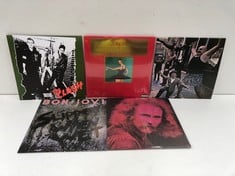 5 X VINYL VARIOUS ARTISTS INCLUDING BON JOVI - LOCATION 14C.