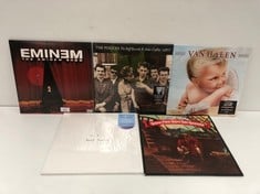 5X VINYL VARIOUS ARTISTS INCLUDING EMINEM - LOCATION 6C.