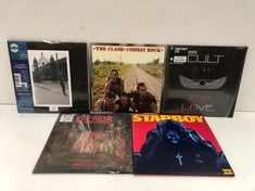 5X VINYL VARIOUS ARTISTS INCLUDING THE CULT - LOCATION 2C.