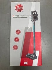 HOOVER H-FREE 300 HYDRO HF322YHM CORDLESS, BAGLESS, 4 IN 1: BROOM, HANDHELD, UPRIGHT AND FLOOR MOP, PET AND UPHOLSTERY BRUSH, ULTRA-FAST CHARGE - 38A LOCATION.