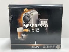 KRUPS NESPRESSO CAPSULE COFFEE MACHINE (CAPSULES NOT INCLUDED) - LOCATION 34A.