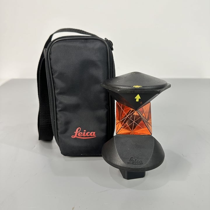 The Leica Grz4 360 Prism, With Case.  (VAT ONLY PAYABLE ON BUYERS PREMIUM)