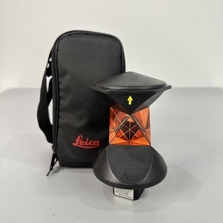 The Leica Grz4 360 Prism, With Case.  (VAT ONLY PAYABLE ON BUYERS PREMIUM)