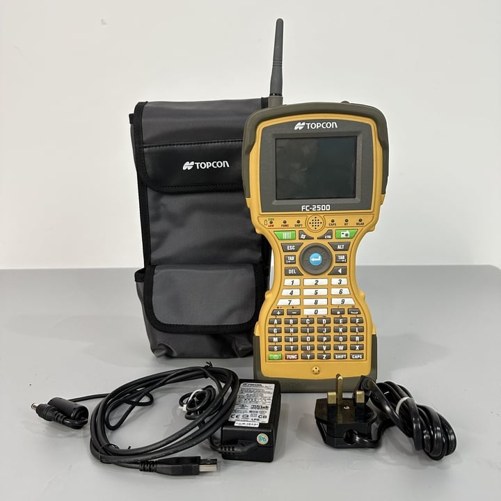 Topcon Fc-2500 Data Collector Field Controller With Carry Case, Accessories. (VAT ONLY PAYABLE ON BUYERS PREMIUM)