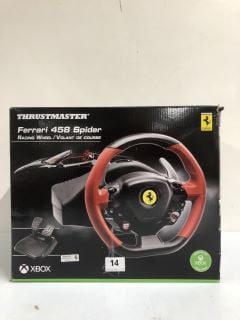 THRUST MASTER FERRARI 458 SPIDER RACING WHEEL